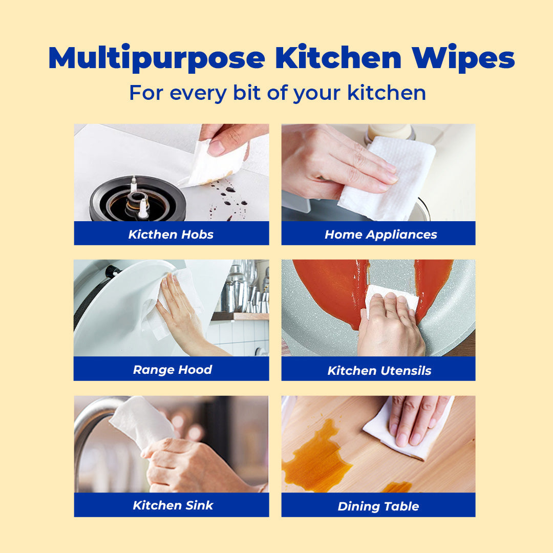 [Carton] Alcean Thicker & Larger Kitchen Wipes (40 Wipes x 12 Packs)