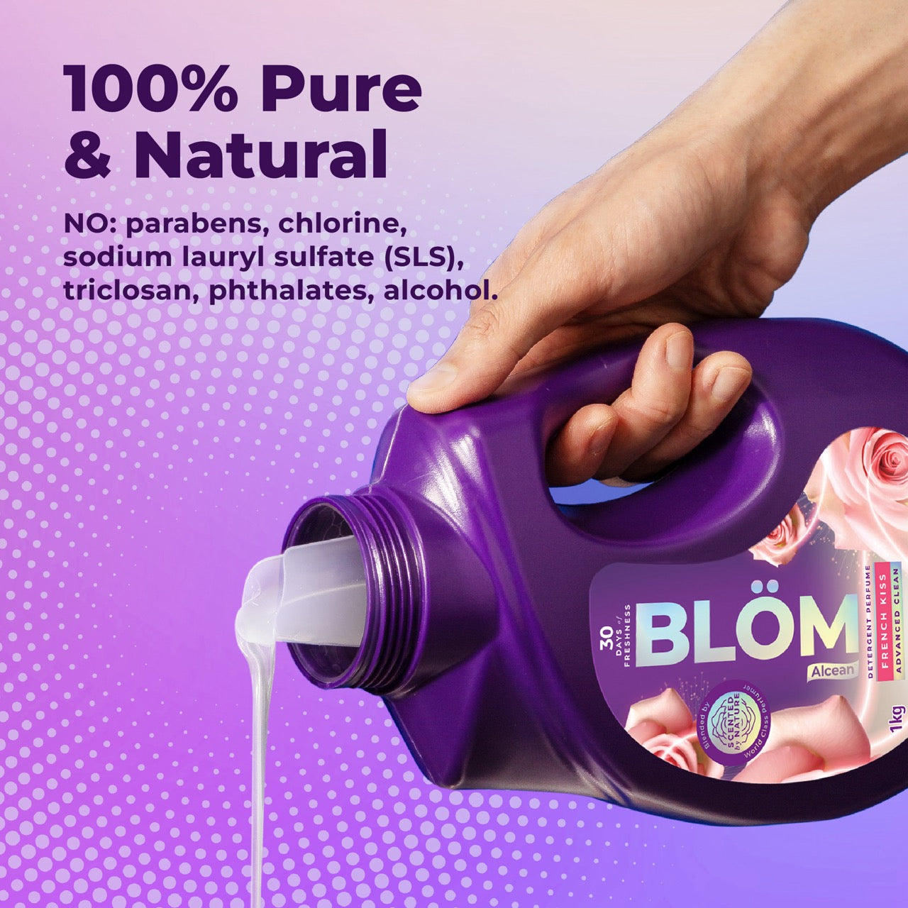 BLÖM 1kg Extra Concentrated Premium Laundry Detergent Perfume - Trio Bundle