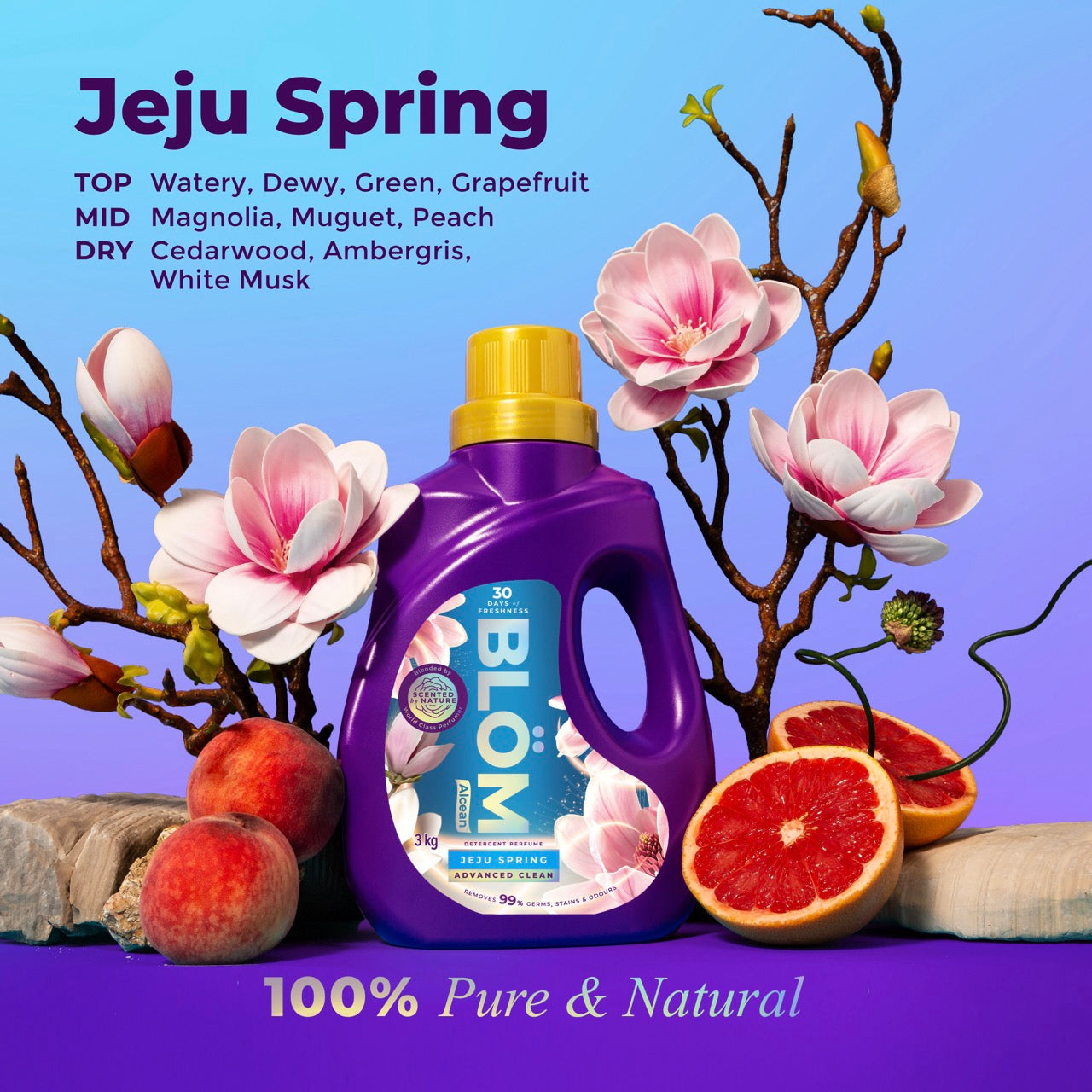 BLÖM 1kg Extra Concentrated Premium Laundry Detergent Perfume
