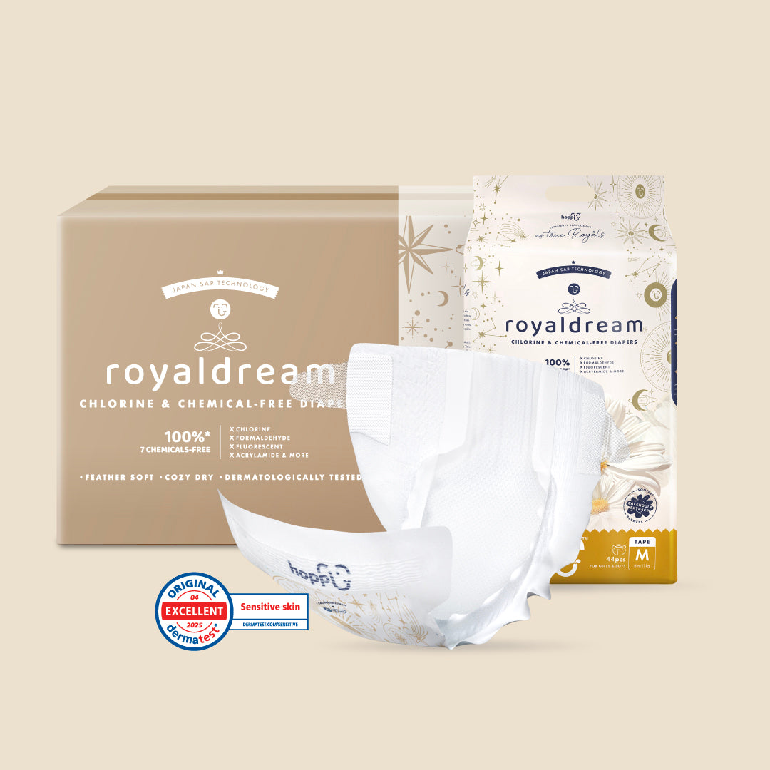 [Carton] Hoppi RoyalDream Diapers 100% 7 Chemicals-Free