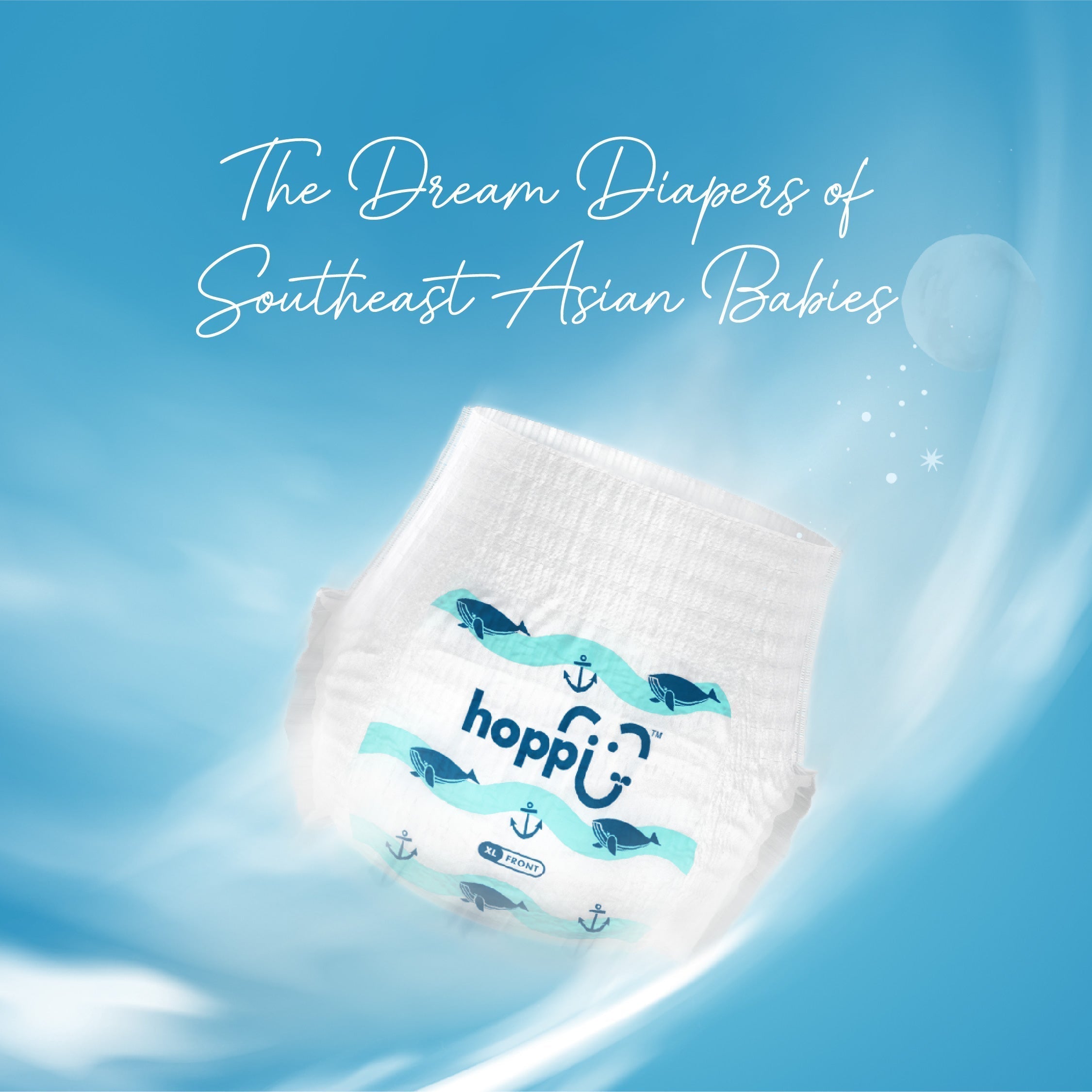 [Carton] Hoppi AirDream Diapers 2mm Ultracore Technology