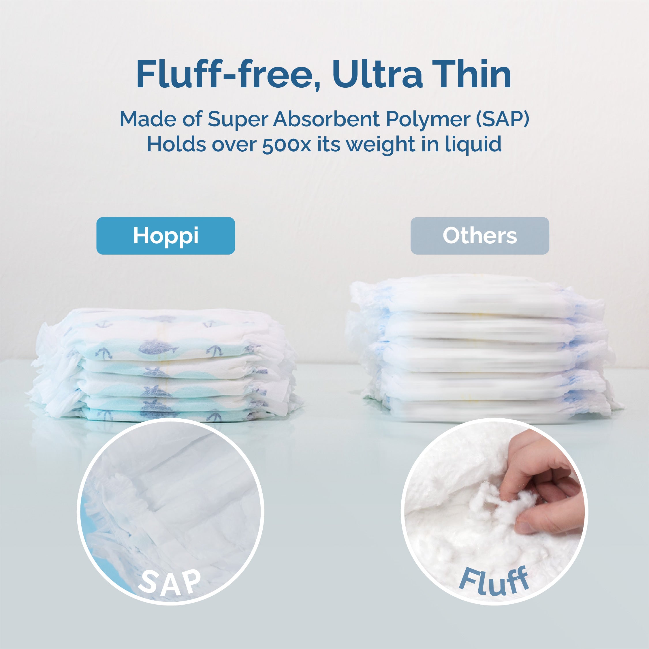 [Carton] Hoppi AirDream Diapers 2mm Ultracore Technology