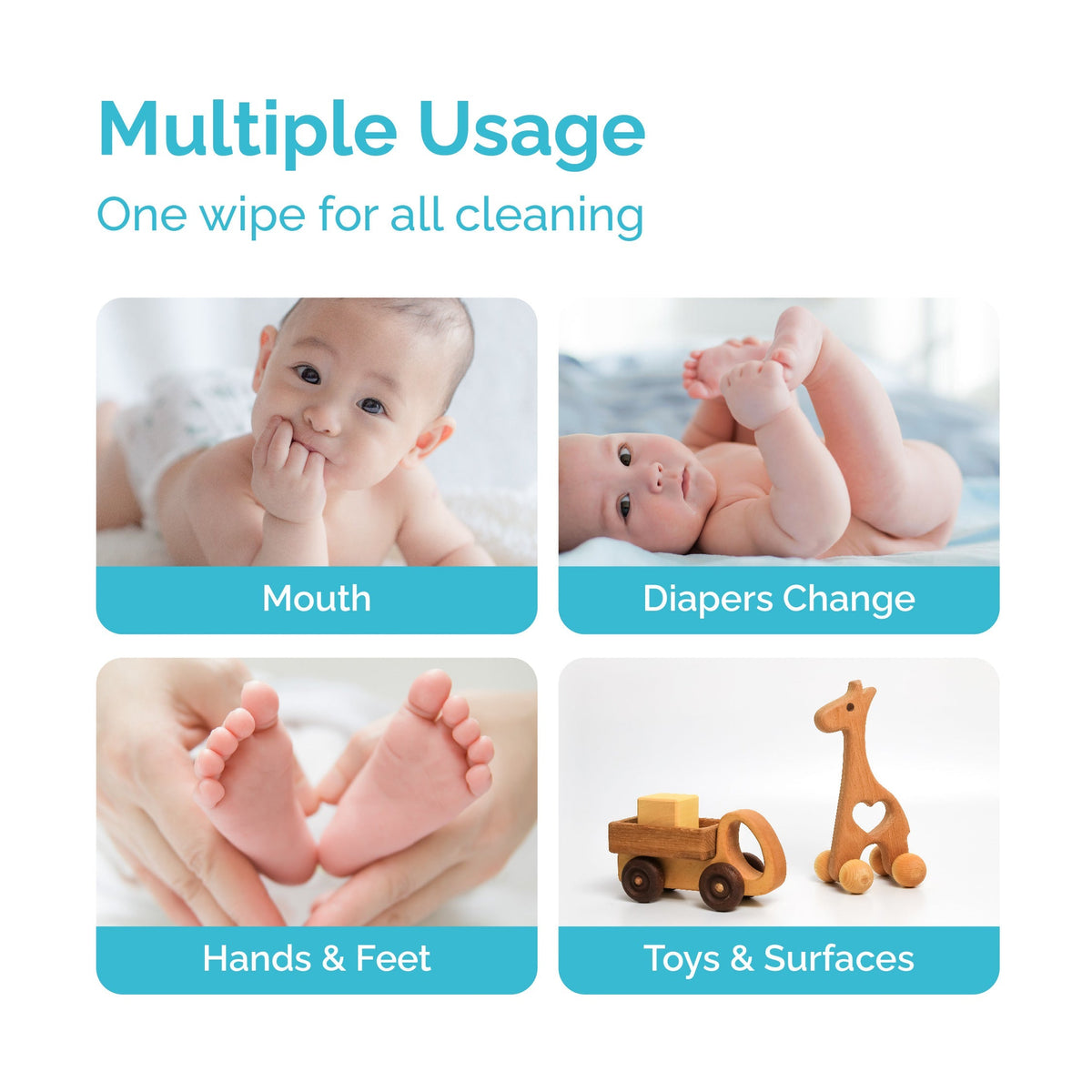 [Carton] Hoppi Mini Baby Wet Wipes (7 Wipes x 192 Packs)
