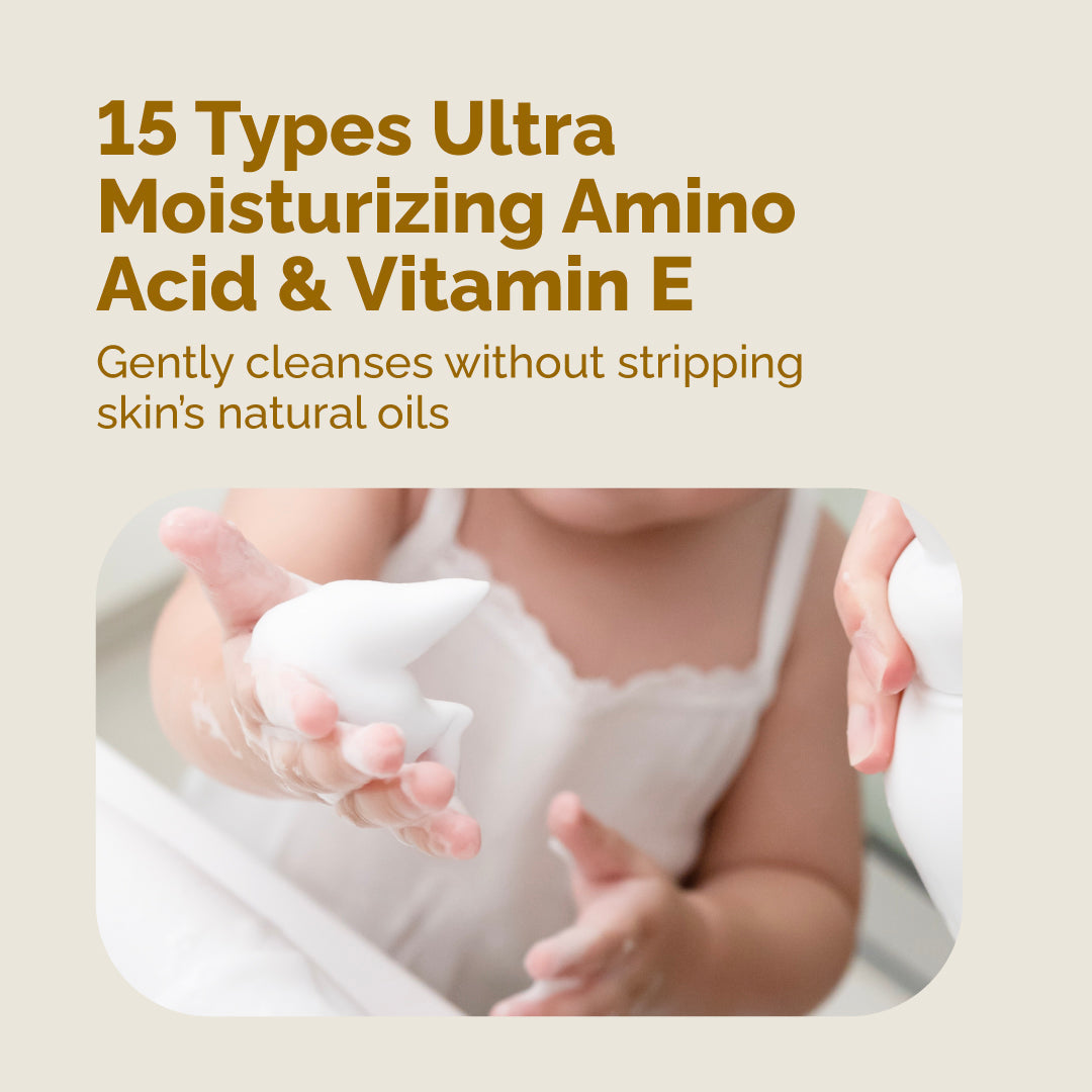 [2-in-1 COMBO] Natural Oats Baby Bath (500ml) & Natural Oats Baby Lotion (250ml)